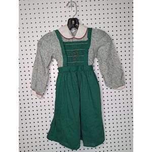 BEAUTIFUL Polly Flinders Christmas dress Hand Smocked size 6